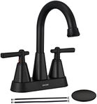 Matte Black Bathroom Sink Faucet, S