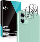 [3 Pack] iPhone 11 6.1 inch L K Camera Lens Protector, HD Clear Camera Tempered Glass Protector