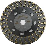 Megatron 7" Diamond Cup Grinding Removing Disc Wheel for Any Concrete, Paint, Epoxy, Glue and Mastic with CDB Newest Technology (Megatron 7")