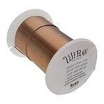 The Beadsmith Wire Elements 22-Gauge Lacquered Tarnish-Resistant Copper Wire for Jewelry Making, 20 Yard, 18.29 Meter Spool (Antique Copper Color)