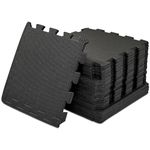 MATANA - 40 Interlocking Foam Floor Mats for Home Gym, Exercise, Hot Tub or Pool, Kids Play Room, Non-Slip Waterproof EVA Floor Tiles - 30 x 30cm (3.6 sqm / 38.6 sqft)