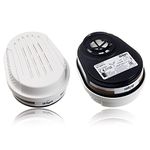 Dräger X-plore A2 P3 R D Bayonet Filters | 2 Replacement Filter Cartridges suitable for Face Mask Respirators X-plore 3300, 5500 | Protection against Spray Paint, Asbestos, Pesticides