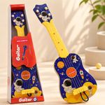 MiniExplorer Ukulele Guitar Toy for Kids, 57 cm 4 String Musical Instrument Toy for Toddlers & Boys Girls Age 3+, Early Educational Pretend Play Guitar - Space
