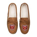 FOCO Premier League Football Wes Ham United Fan House Shoes Moccasin Slippers Mens Size 8-9