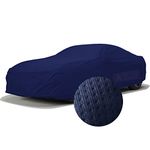 ASCOT, CAR COVER for Maruti Suzuki Dzire Car Body Cover 2008-2012 Model 3 Layers Custom-Fit All Weather Heat Resistant UV Proof for Indoor & Outdoor Use (Dzire Zdi BSIV, Tiebond Blue)