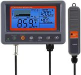 CO2 Controller Carbon Dioxide Monitor Air Quality Monitor CO2 Meter with Day and Night Control Relay Function, NDIR Sensor Probe Cable, CO2 Detector for Plant, Grow Room, Green House, Garden, Home