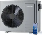 Varpoolfaye 35100 BTU Swimming Pool Heat Pump Above Ground Pool Heater 220V Electric Pool Heater For Inground Pool 10000 Gallon Heating Cooling WiFi Control Schedule