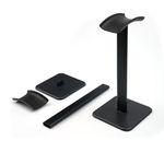 EKSA Headphone Stand, EKSA Aluminium Destop headphone stand with Firm Base and Safe Curved ABS Headrest, BALCK
