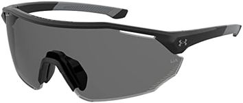 Under Armour Men's Ua Force 2 Wrap Sunglasses, Matte Black, 99mm, 1mm