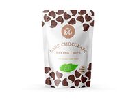 Sugar Free 70% Dark Chocolate Chips by Mrs. Keto | Vegan, No Added Sugar | Diabetic Friendly Low Carb Chocolate | 200g