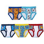 Paw Patrol Boys' Underwear Multipacks, Paw 5pk Brief Multicolored, 4