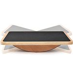 Professional Balance Board ，Wooden rocking board，Balance training-core strength training,AB Fitness Board,- Wooden Boards for Snowboard, Surf, Hockey, Ski and Fitness Training.