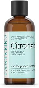 Essenciales - Aceite Esencial de Citronela, 100% Puro, 100 ml | Aceite Esencial Cymbopogon Winterianus