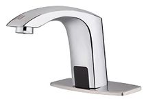 Fontana Automatic Hands Free Modern Contemporary Design Sensor Faucet, Chrome