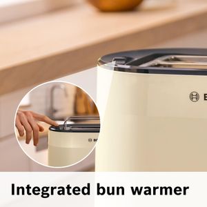 Bosch 2-Slice Toaster – Cream, MyMoment Collection