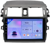 for Toyota Corolla 2009-2013 Android 12 Car Stereo with Android Auto WiFi 2+32G 4 Core GPS Navigation Radio Player 9'' HD Touch Screen Audio Backup Camera Multimedia Head Unit, Dual USB Interface