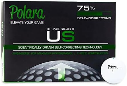 Polara Ultimate Straight Self Correcting 2 Piece Golf Balls (1 Dozen)