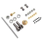 Cuque Front Axle Metal Kit, RC Car Accessories RC Car Part RC Vehicle Front Axle Kit RC Car Front Axle Kit Front Axle Kit, for Rc Toy WPL B16 RC Car(1022)