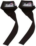 Schiek Sports Model 1000-BPS Basic 20" Padded Lifting Straps - Black