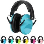 Kriogor Kids Ear Defenders, Noise Cancelling Headphones Autism Passive Sound-blocking Earmuffs 26dB SNR, Adjustable Children Ear Protection Earmuffs for Boys Girls Toddlers Aged 2+ Year Old (Blue)