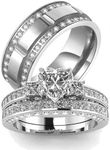 TWO RINGS Wedding Ring Sets His And