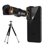 TechKing (TODAY DEAL with 15 YEARS WARRANTY) 20X 4K HD Optical Zoom Mobile Telescope Lens kit for All Mobile Camera | DSLR Blur Background Effectro Lens & Wide Angle Effect Lens