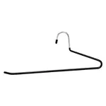 Amazon Basics Trouser/Slack Hangers Easy Slide Organizers, 30-Pack, Metal, Rubber, Black/Silver