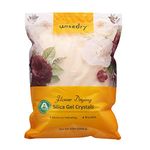 wisedry Silica Gel for Drying Flowers 5 LBS (2.2KG), Fine Crystals< 1mm, Color Indicating Desiccant, Reusable Silica Sand