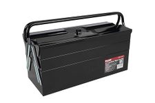 Pro-Lift Steel Tool Box – 21-inch 5-Tray Cantilever Metal Toolbox Portable with Handle – Heavy Duty Metal Latch Closure Carry Storage Box Tools Organizer