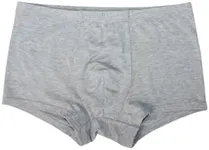 SilkCut Modal Trunk Underwear for Men (US, Alpha, X-Large, Regular, Regular, Grey)