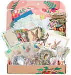 Grabie Easter Scrapbook Box, Complete Scrapbooking Kit with Full-Size Stickers and Paper, Ideal for Albums, Card Making, DIY Projects, and More