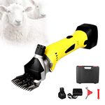 500W Cordless Sheep Shears Pro,Electric Sheep Shearing Clippers with Two Batteries,Rechargeable, Wireless,for Shaving Fur Wool in Sheep, Goats, Cattle, Farm Livestock Pet,9straightteeth