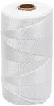 ANMOFLY Mason Line String, #18 1000 Feet White Nylon Twine,1.3mm Thick Durable Construction and Outdoor String Line for Gardening, Tomato Twine, Strong Polyester Thread