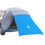 JOYTUTUS SUV Tailgate Tent with Big Awning Shade, Car Roof Canopy, Water Resistant SUV Camping Tent, Outdoor Travel Preferred, Universal Fit Most SUV- Blue