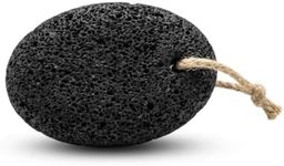 Pumice Stone for Feet - Black Natural Lava Stone Callus Remover, Foot Exfoliation, Hand Scrub, Pedicure Tool and Dry Skin Remover - Promotes Healthy Foot Care