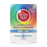 Seven Seas Complete Multivitamins For Men 50+, Energy Release Complex, 28 Tablets Tailored For Daily Health Maintenance, Vitamins & Minerals, 7 Key Benefits, Blend With Vitamin B6 & B12, D & Zinc