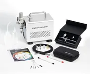 InoKraft Airbrush Kit with Air Compressor- 1/6 HP Quiet Air Compressor, Gravity Airbrush with 3 Tips 0.2, 0.3 & 0.5 mm- Hose, Holder, How-to Guide- Airbrush Paint Set for Model Painting, Kids Gifts