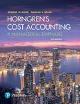 Horngren's Cost Accounting: A Manag