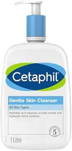 Cetaphil Gentle Skin Cleanser 1000ml, Face & Body, Suitable for All Skin Types, pH balanced, Soap and Fragrance Free, Contains Niacinamide, Dermatologically Tested.