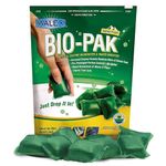 Walex Bio-Pak RV Black Holding Tank Deodorizer and Digester, Natural Enzyme Formula, Alpine Fresh 10-Pack