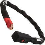 Seatylock Viking Chain Bike Lock - Patented Lock for Motorcycle & E-Bike Heavy Duty Anti Theft Sold Secure Gold - Ultra Electric Bike Lock with Max Security - Tough Bike Chain Lock (55 Inch)