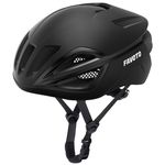 Favoto Aero Road Bike Helmet for Adults Men Women, Lightweight Cycling Helmet with 15 Vents, EPS+PC Shell, Removable Liner, Adjustable Fit 59-61cm, CE Certified, Matte Black
