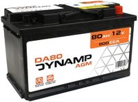 Dynamp DA80 AGM Stop-Start Car Batt