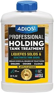ADIOS! RV Holding Tank Treatment and Deodorizer - Digests Waste, Tissue, Paper for Gray and Black Tanks
