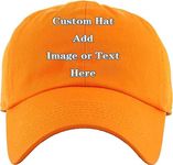 Mr.Panda Custom Unisex Baseball Cap Personalized Gifts DIY Dad Hat Create Trucker Hats World Cup Cap Sun Helmet Plain Blank Cap Orange