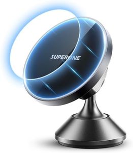 SUPERONE Fits MagSafe Car Mount, [Strongest Magnets] Hand Free 360° Rotation [No Drop Genuine 3M Adhesive] Magnetic Dashboard Car Holder for iPhone 14 13 12 Pro Max MagSafe Case