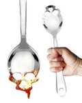 Suck UK | Skull Serving Spoon | Gothic Home Decor Kitchen Utensils | Slotted Spoon for Cooking & Straining | Stainless Steel Salad Servers Or Pasta Serving Spoons | Gothic Gifts & Skull Gifts