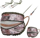 Vataim Hunting Tree Saddle - Hammock Lightweight Hunting Saddle with Double Layer Seat 28"×16" Holds Up to 300 Lbs, Adjustable Saddle Hunting with Heavy-Duty Buckles, Invisible Camo