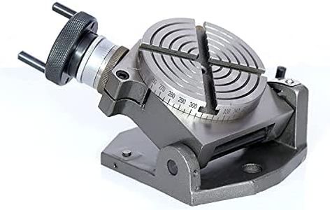 4" (100 mm) Horizontal Vertical Tilting 0°- 90° Rotary Table- Milling Machine Tool