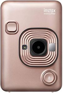 Instax Fujifilm mini LiPlay Hybrid Instant Camera and Printer (Blush Gold)